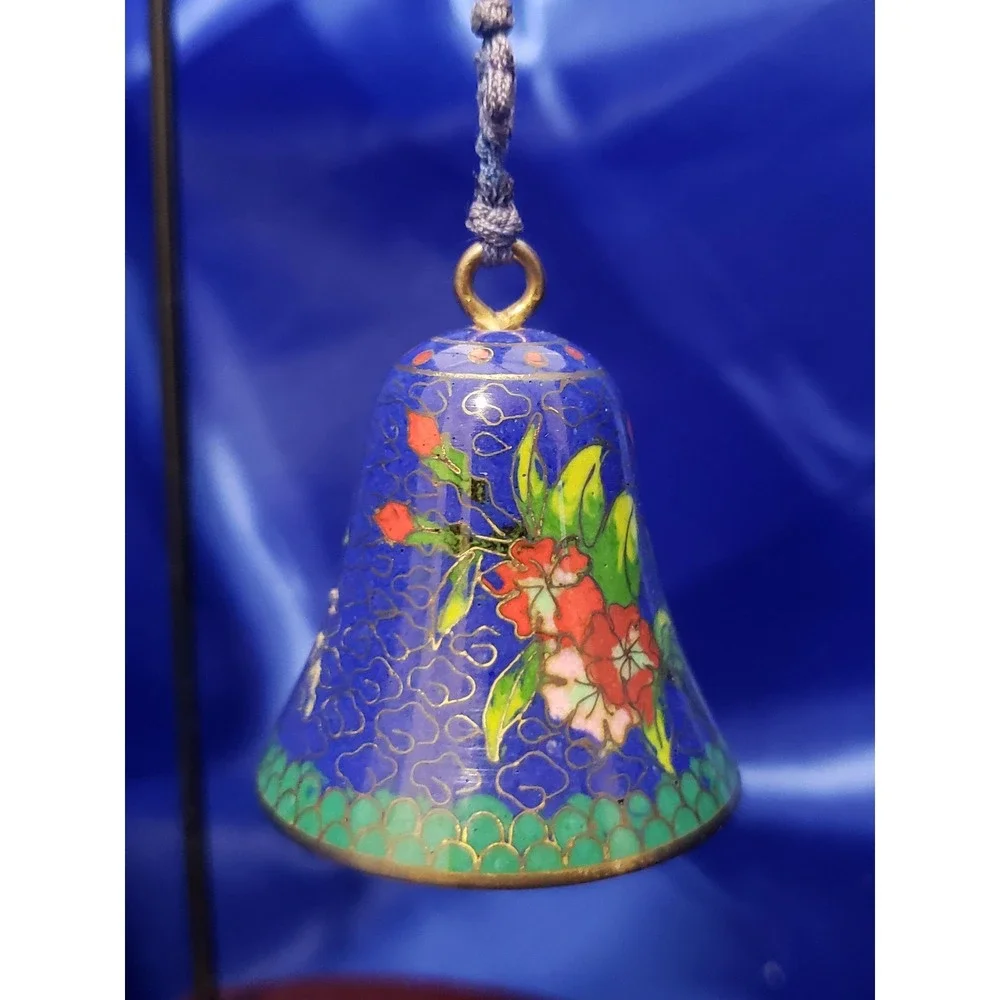 Vintage Cloisonne Hanging Bell